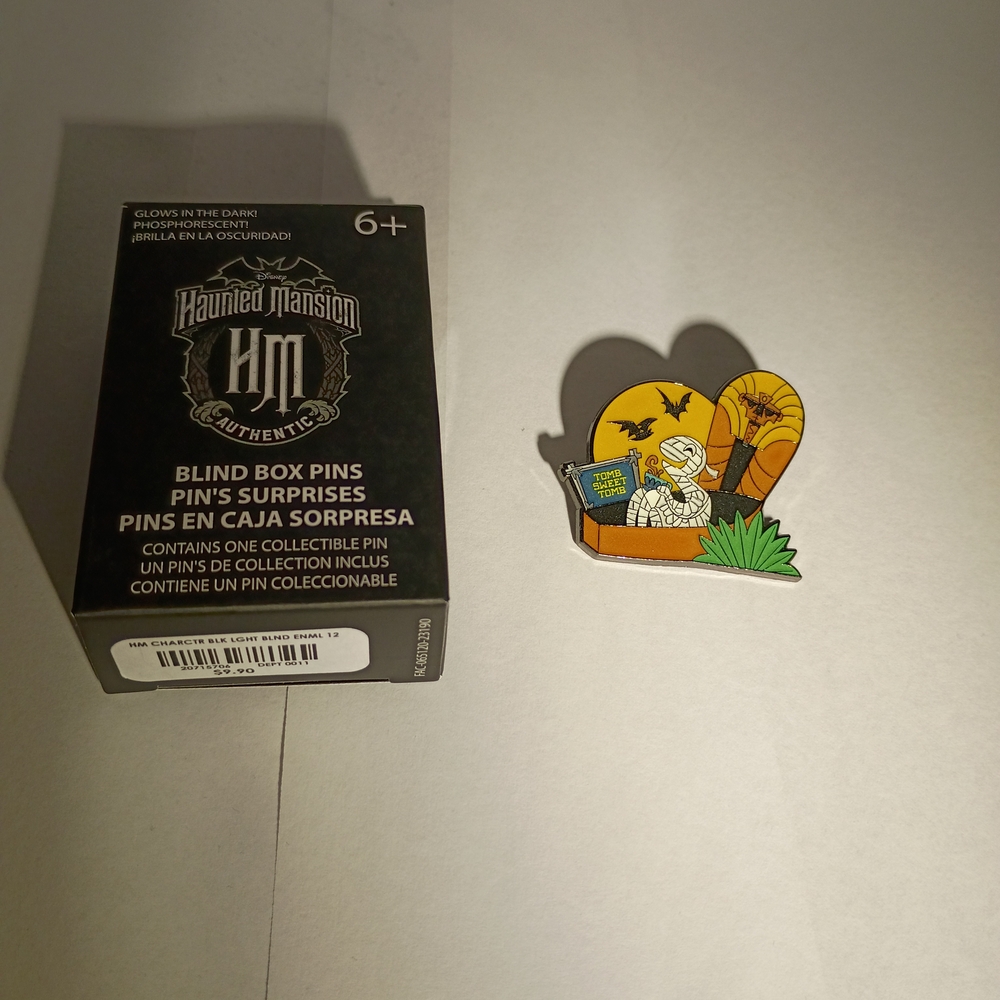 Loungefly Haunted Mansion Pin with Orange and Green Accents